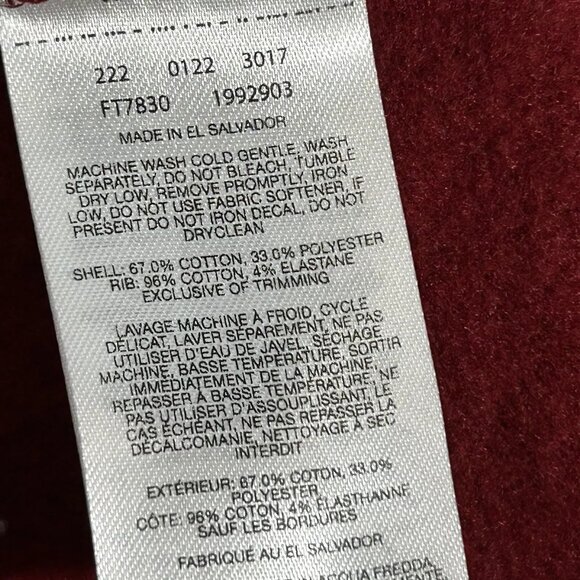 Columbia Men's Fleece Pullover Hoodie Size 2XL Tall Wine/Burgundy PFG Logo Front - Picture 7 of 7